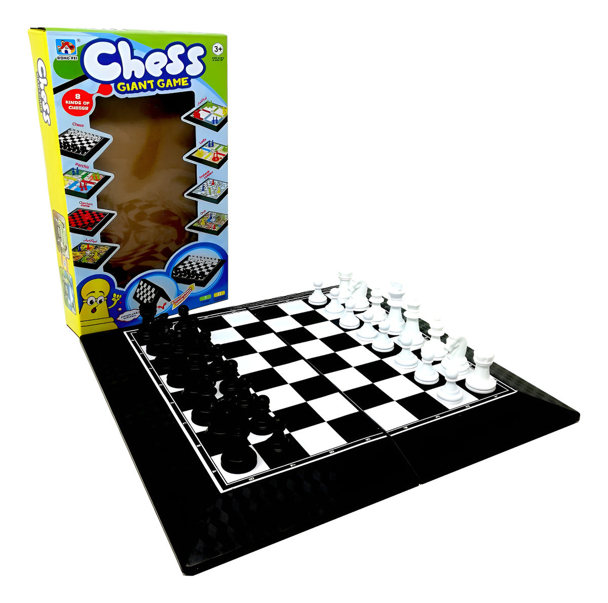 Ajedrez Clásico Juego De Mesa Para Niños Tablero Plegable
