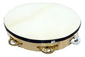 I015 Pandero #7 Infantil Sencillo Madera Cuero 17 Cm Educar