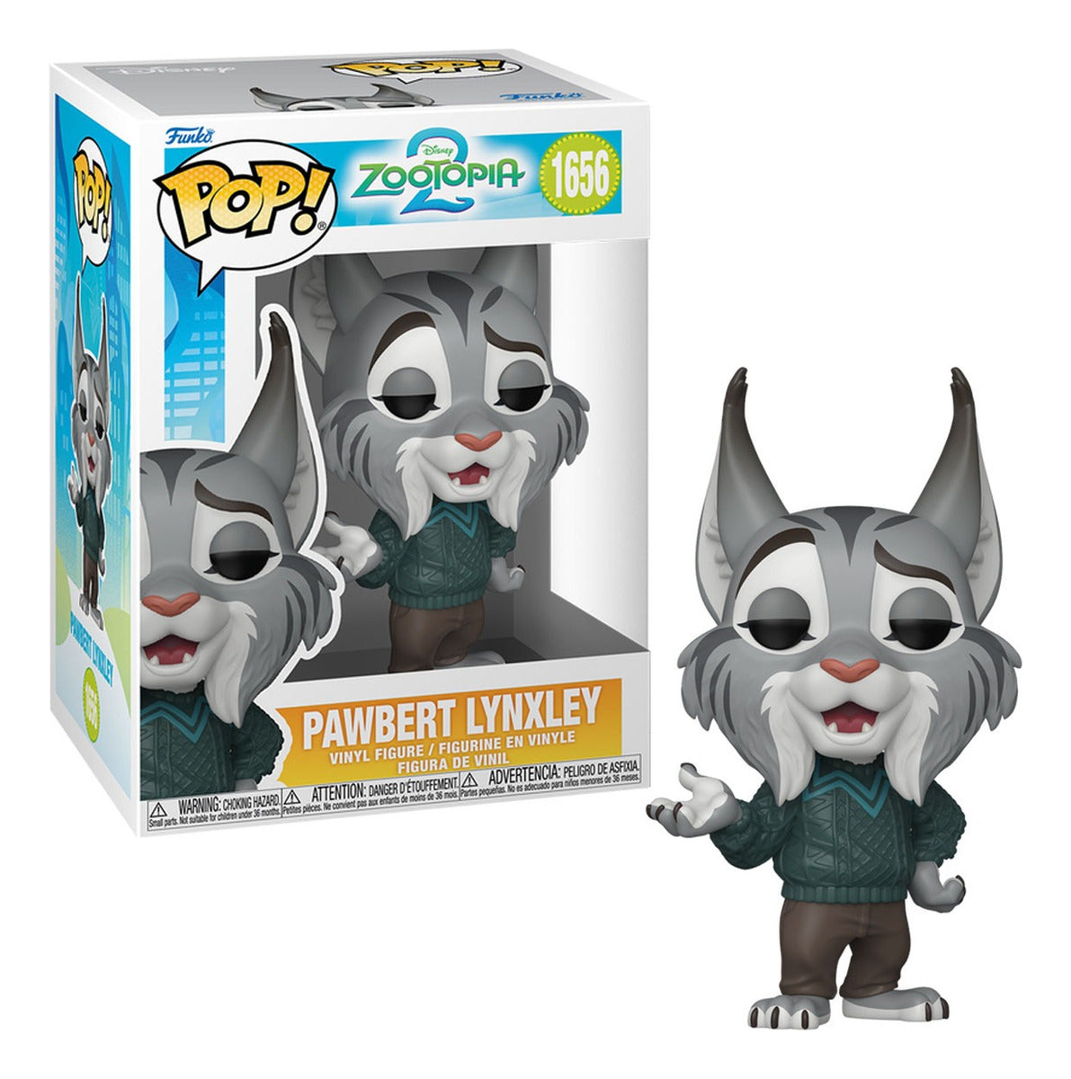 Funko Pop Disney: Zootopia 2 - Pawbert Lynxley