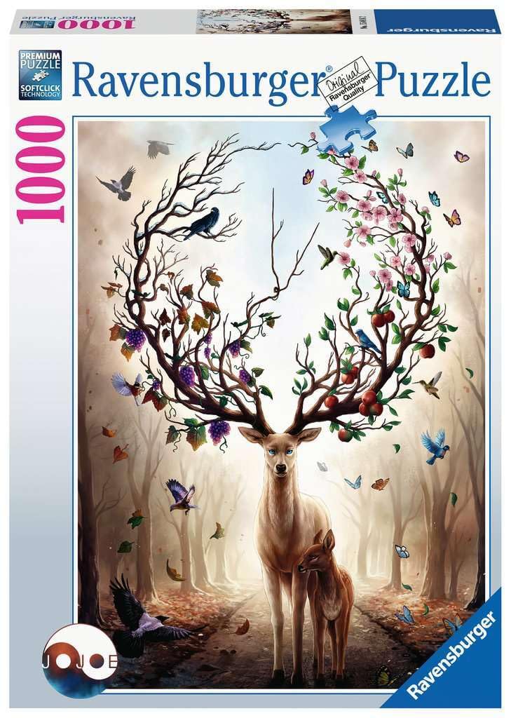 Ravensburger Puzzle-Rompecabezas Ciervo Mágico, 1000 Piezas, Multicolor