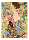 Rompecabezas Dama Con Abanico Gustav Klimt 1000 Piezas Trefl