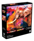 Rompecabezas Elefante Vibrante 1000 Pz Ki Puzzles Metalizado