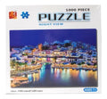 Rompecabezas Hao Xiang Grecia De Noche 1000 Piezas Cartón Paisaje