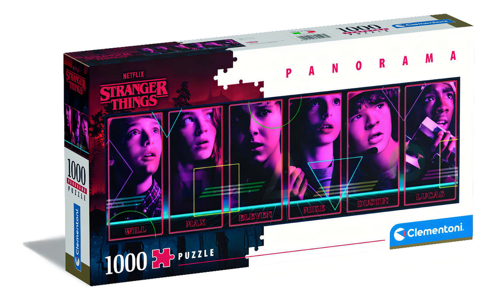 Rompecabezas Stranger Things Panorama 1000 Pz Clementoni Italia Netflix