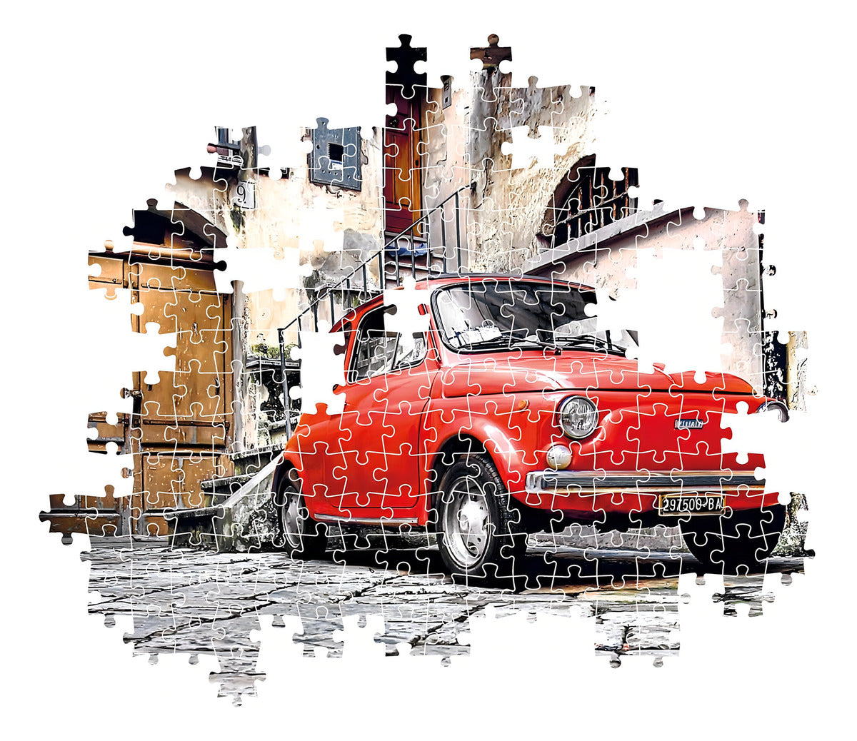 Puzzle Clementoni Auto Rojo De 500 Piezas