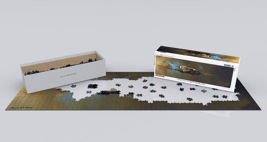 Avion Spitfire Panorama Rompecabezas 1000 Pz Eurographics