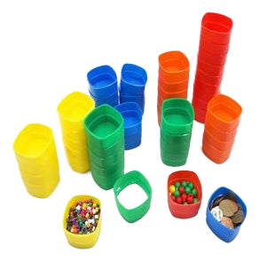 Edu-048 Godete Material Didáctico Plástico 50 Piezas Eduplas