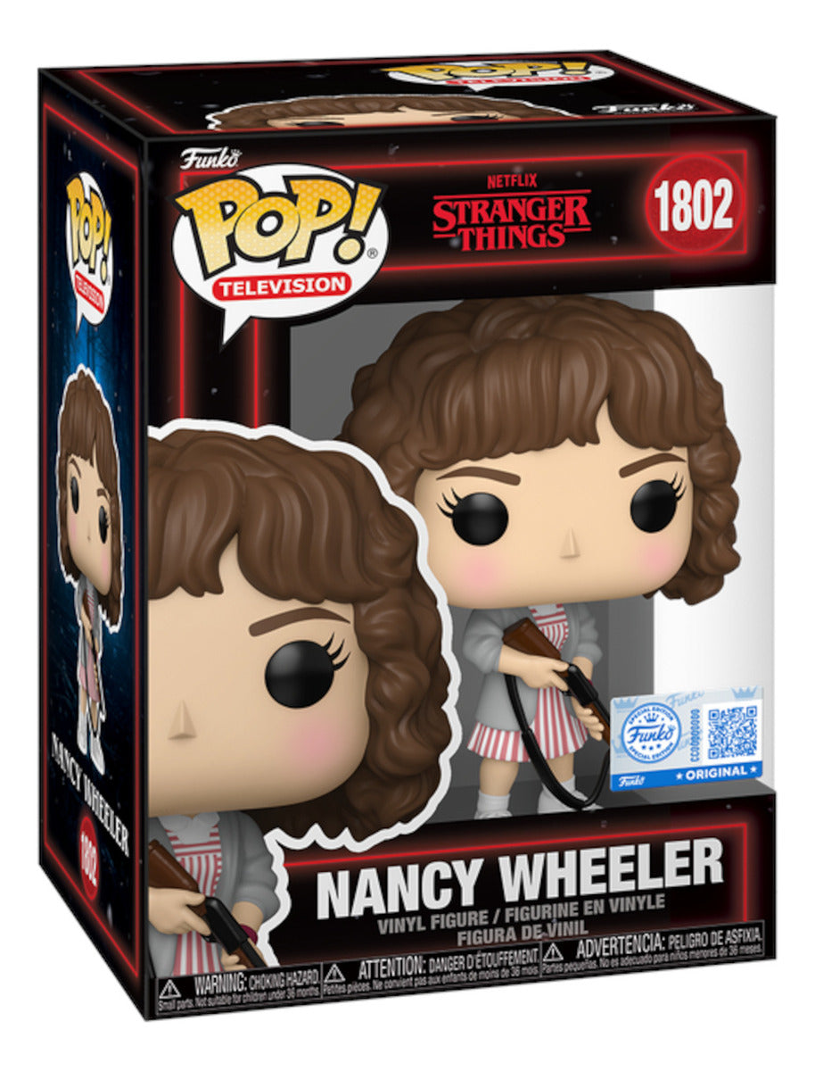 Funko Pop Stranger Things Nancy Wheeler Escopeta Exclusivo