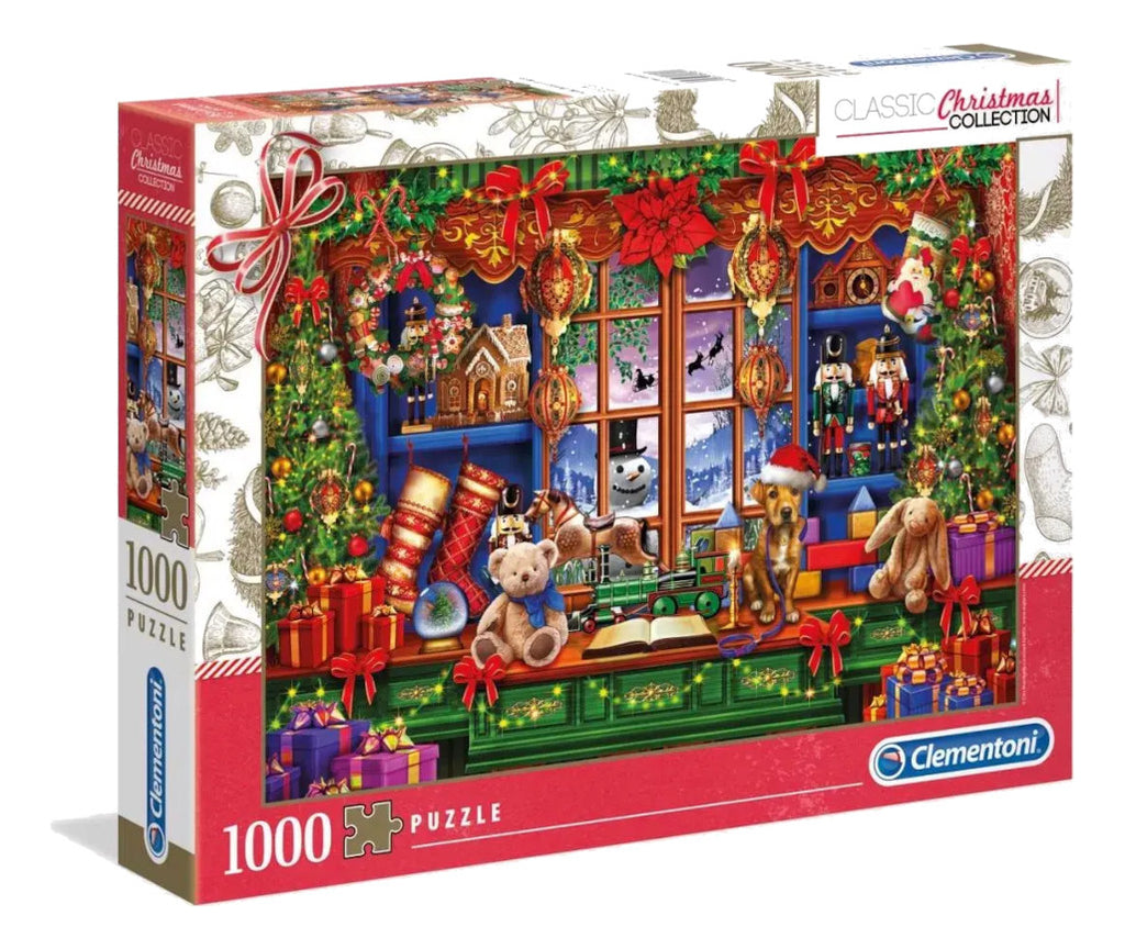 Rompecabezas Navidad Tienda De Juguetes 1000pz Clementoni