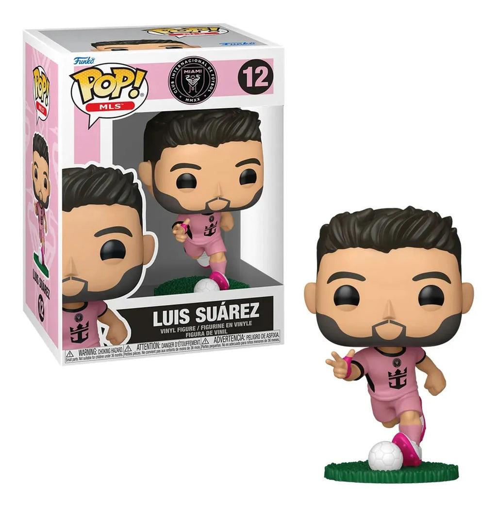 Funko Pop: Inter Miami - Luis Suarez Uniforme Rosa