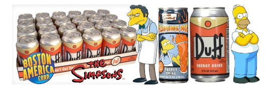 Duff A L'orange Energy Drink The Simpsons