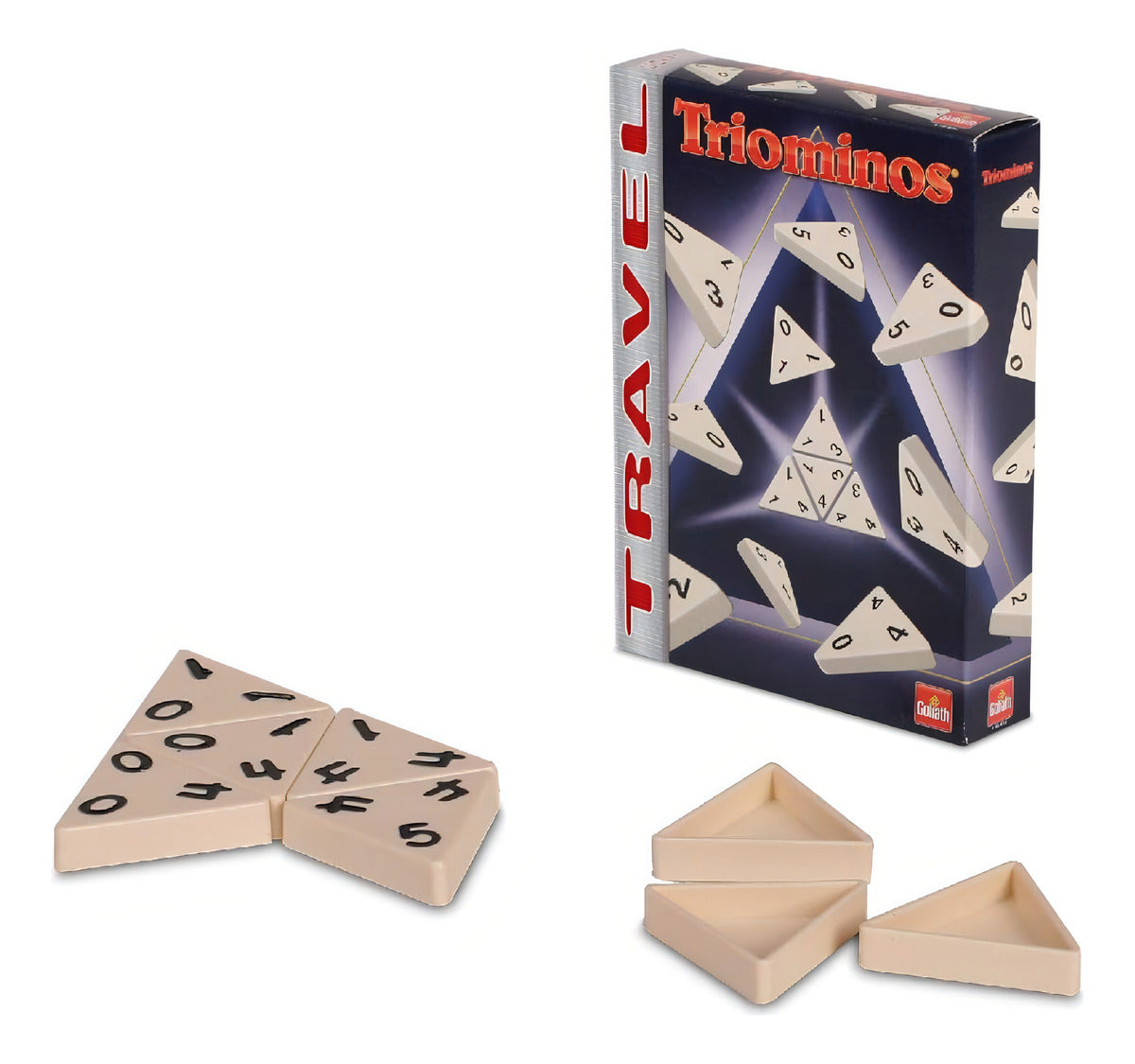 Triominos Travel Goliath  Juego De Lógica Portátil