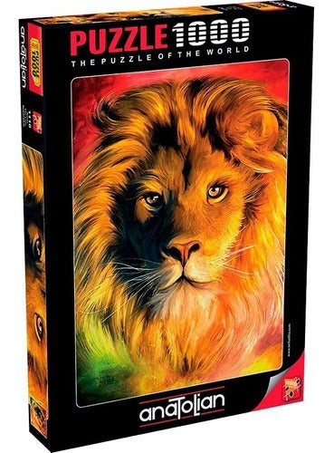 El León Rompecabezas 1000 Pz Anatolian 48x66cm