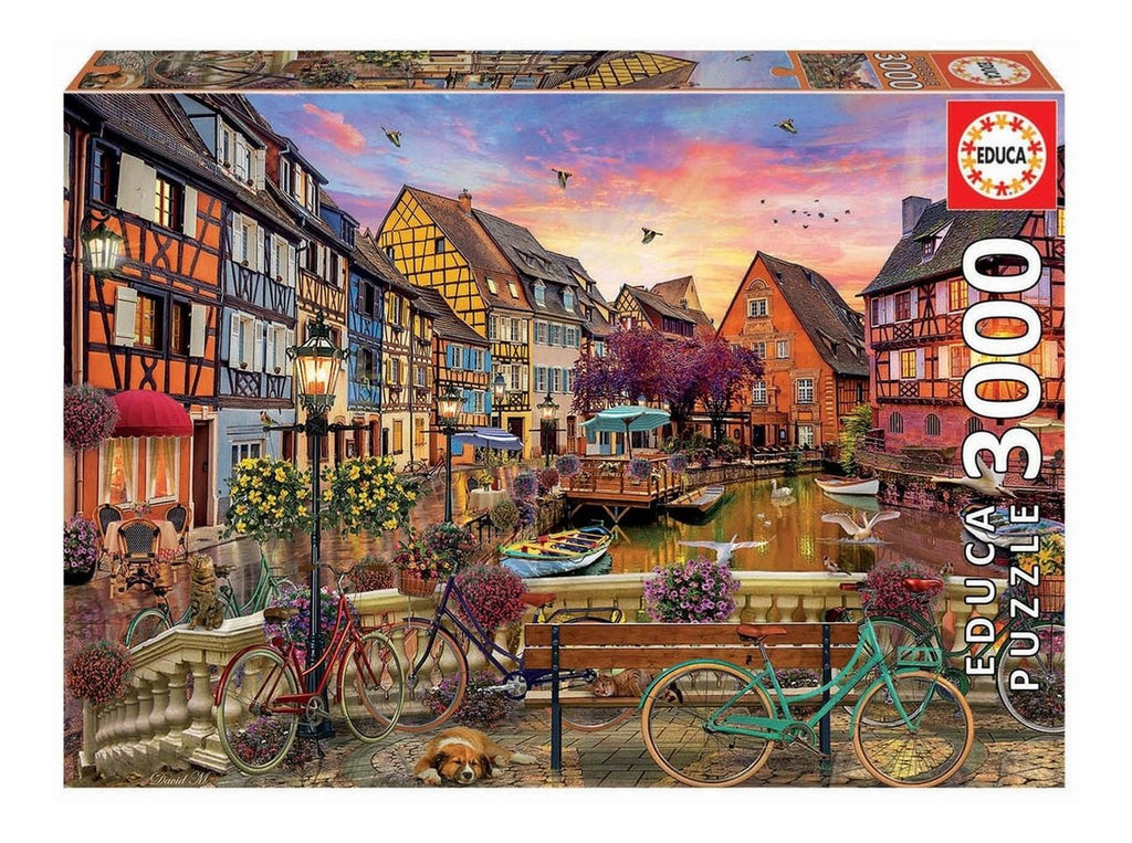Rompecabezas Educa 3000 Piezas Colmar Francia Modelo 19051 Paisaje