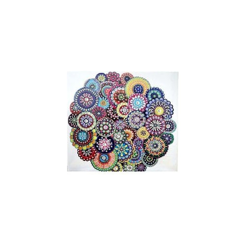 Kit Pintura Arte Diamantes Mandala 8 Dm-58 Educar