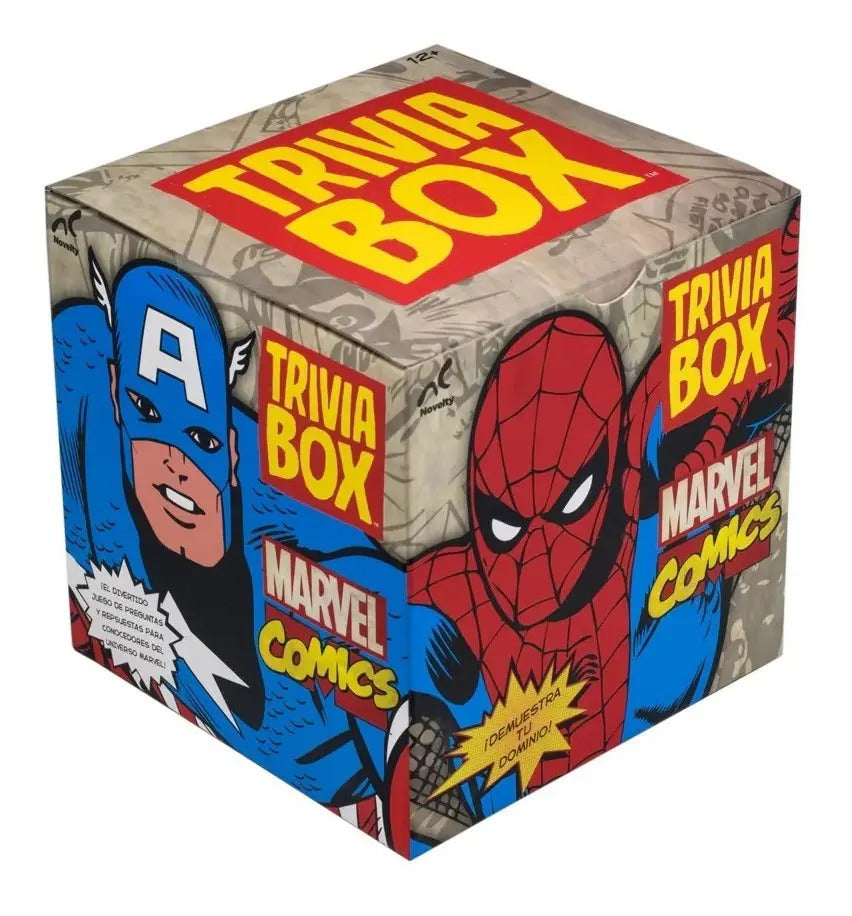 Kit Marvel: 1 Rompecabezas Premium + 1 Juego Topia + 1 Rompecabezas Spiderman + 1 Juego Trivia