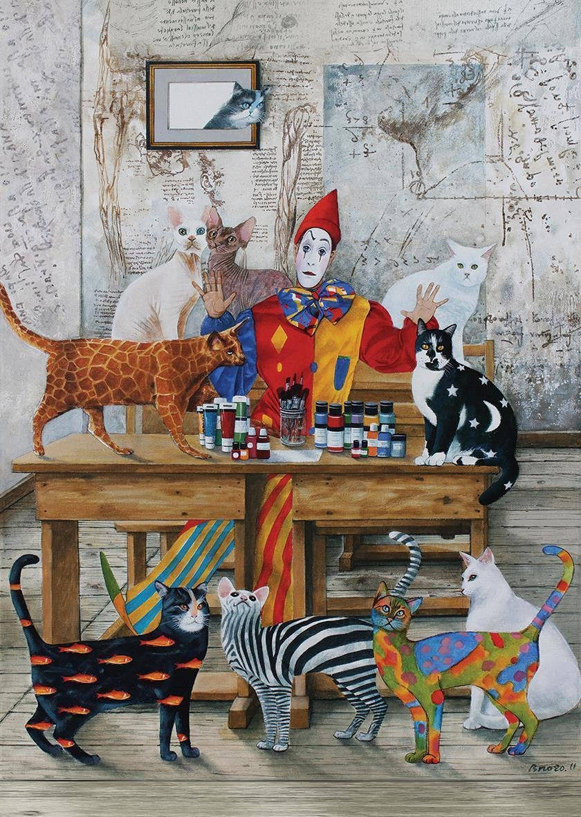 84271 Los Gatos De Colores 260 Piezas Art Puzzle