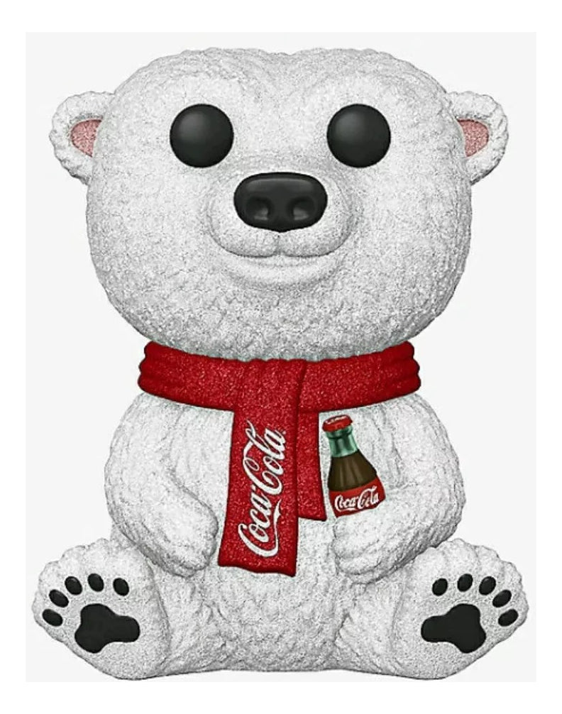 Funko Pop Polar Bear 58 Exclusivo Diamond Coca-cola