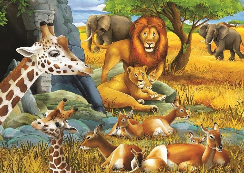Art Kids Animales Salvajes 200 Piezas Art Puzzle 5676