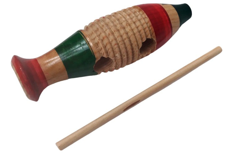 Güiro Infantil Educa Madera Marrón Con Raspador Instrumento Musical Niños