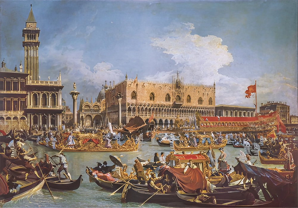 Rompecabezas Gran Canal Venecia Canaletto 1000 Pz Clementoni