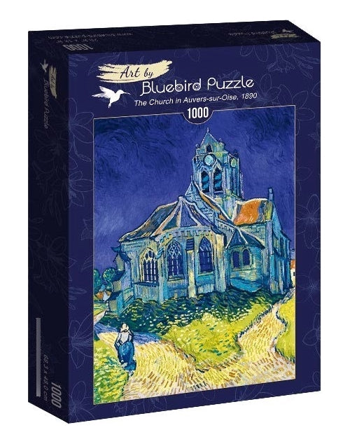 Rompecabezas The Church In Auvers Van Gogh Bluebirds 1000 Pz