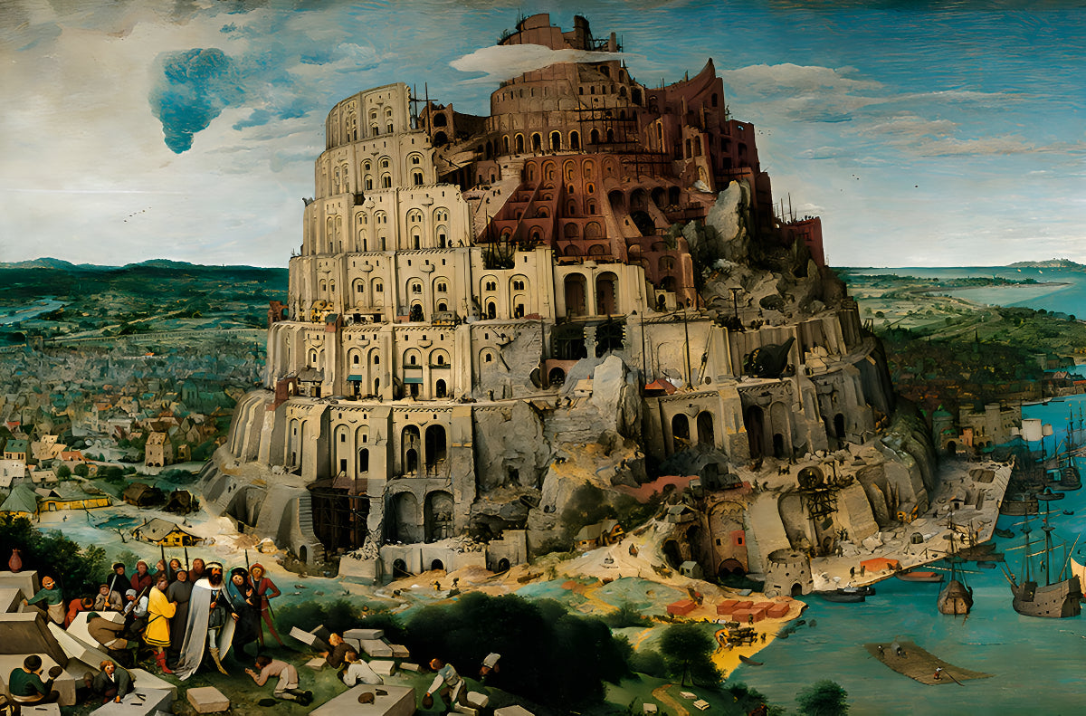Bruegel Torre De Babel Mini Rompecabezas 1000 Piezas Tomax