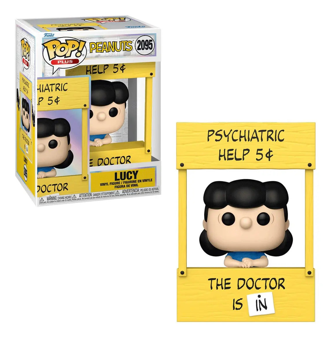 Funko Pop! Plus Ã Peanuts Lucy Con Cabina Psiquiãâ¡trica
