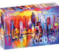 Rompecabezas Noche Neoyorkina 1000 Piezas Enjoy Puzzle