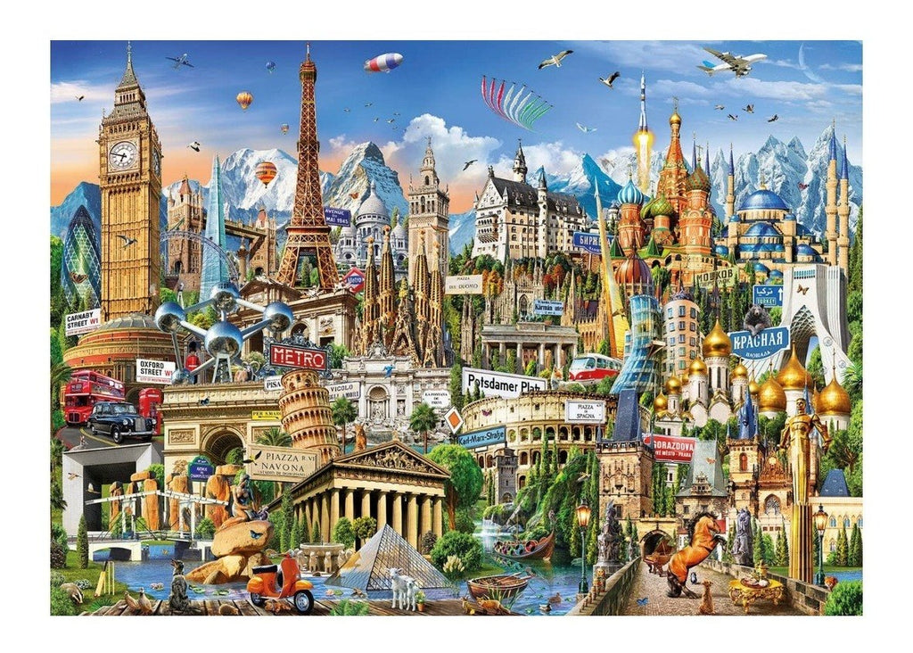 17697 Simbolos De Europa Rompecabezas 2000 Piezas Educa