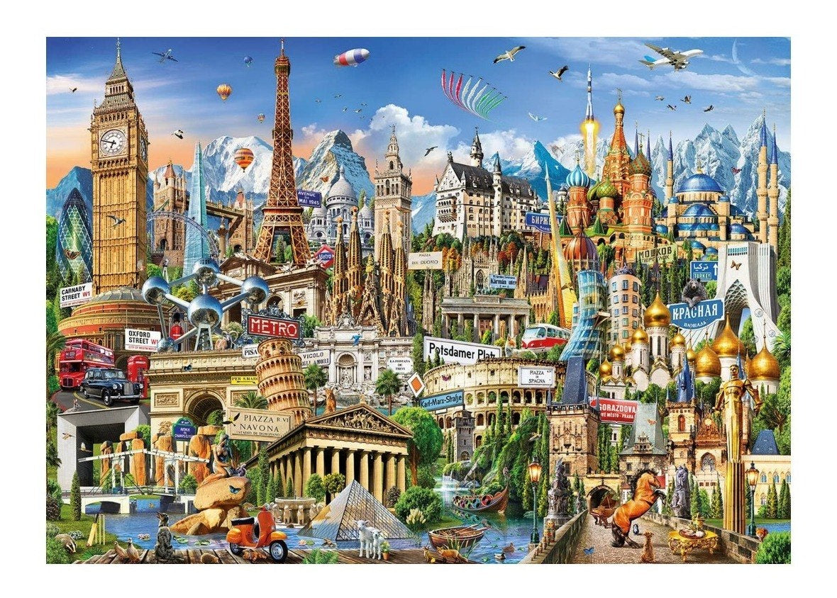 17697 Simbolos De Europa Rompecabezas 2000 Piezas Educa