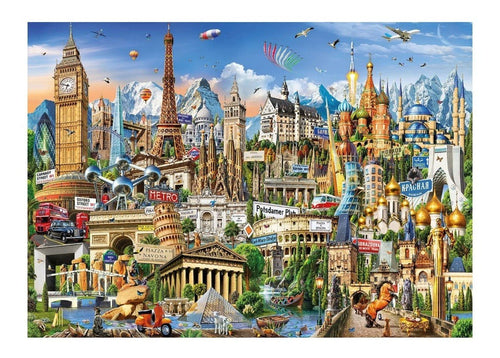 17697 Simbolos De Europa Rompecabezas 2000 Piezas Educa