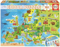Rompecabezas Infantil Educa Borras Mapa Europa Animales 150 Piezas