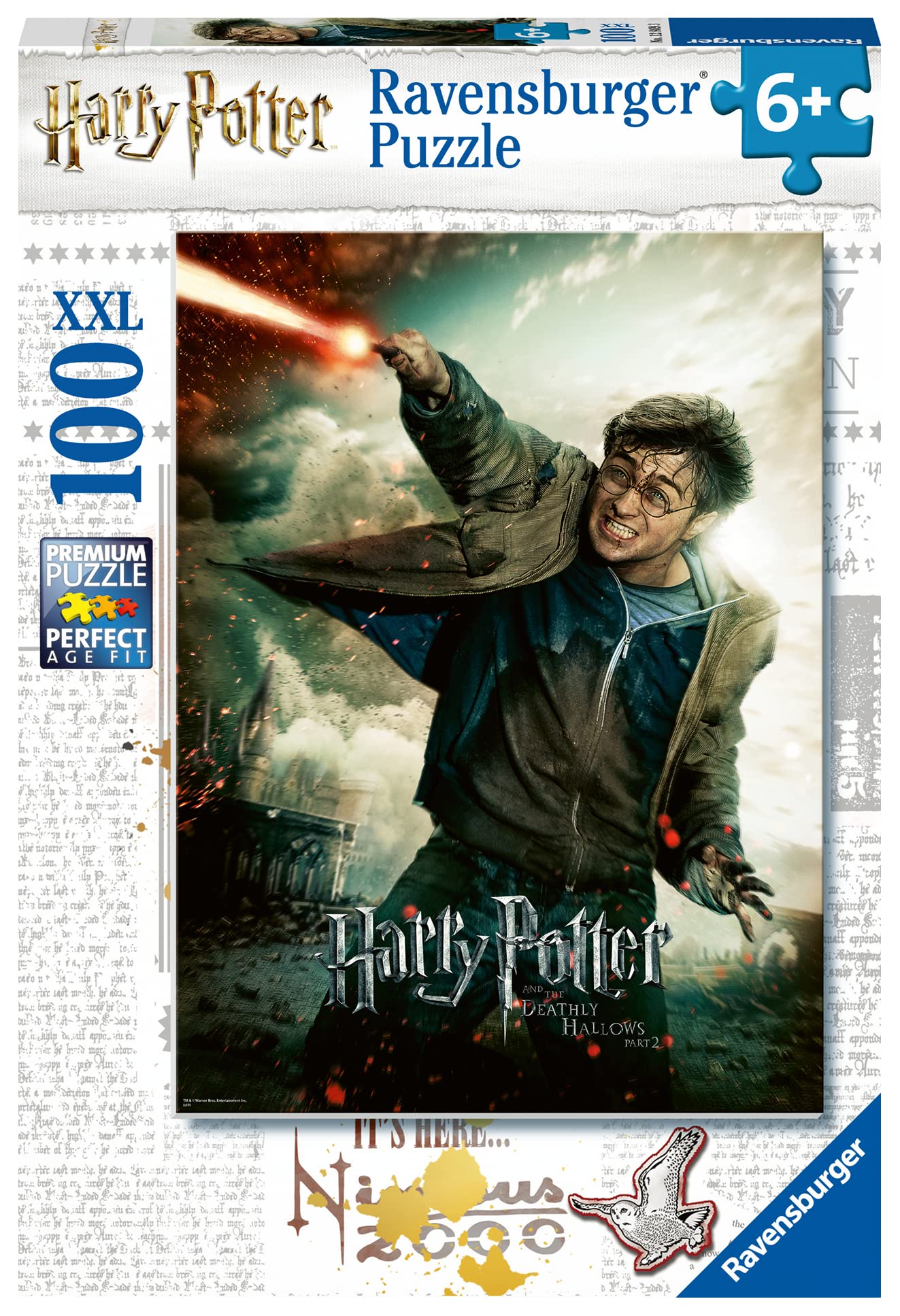 Ravensburger 12869 Rompecabezas Harry Potter, Rompecabeza de 100 Piezas XXL, 6+ Años, Multicolor