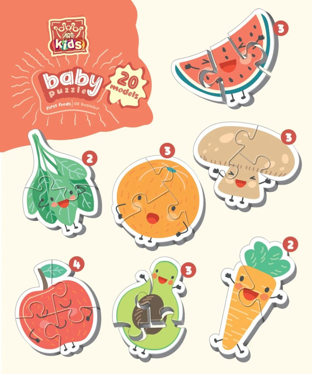 Baby Puzzle Alimentos Rompecabezas Art Puzzle 20 Pz 5822