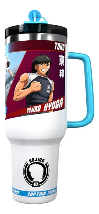 Termo Acero Inoxidable 1.1 L Captain Tsubasa Súper Campeones