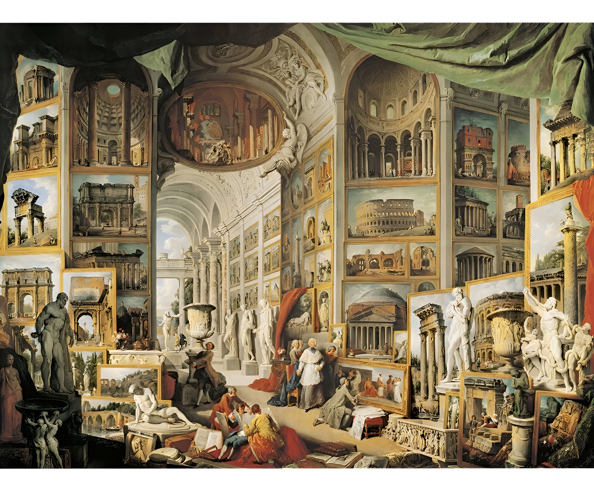 Rompecabezas Pannini Galeria Roma Antigua 1500p Ricordi Arte