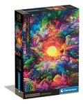 Clementoni Colorboom Psychedelic Jungle Rompecabezas 500 Pzs