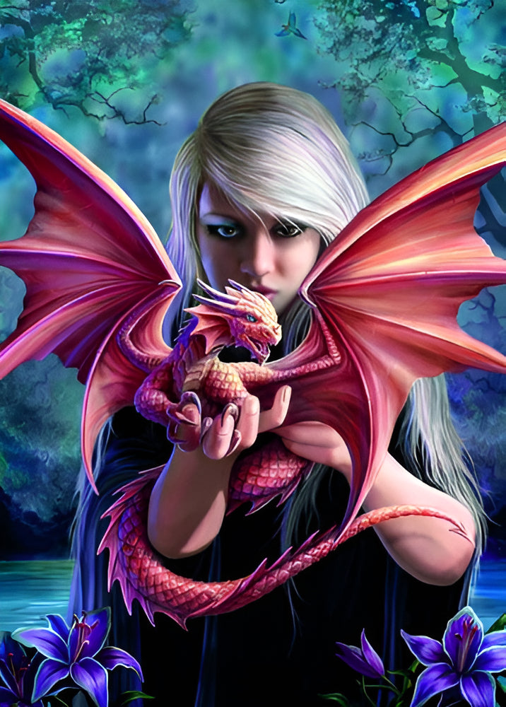 Mi Dragon Anne Stokes Rompecabezas 1000 Pz Clementoni Fantasia