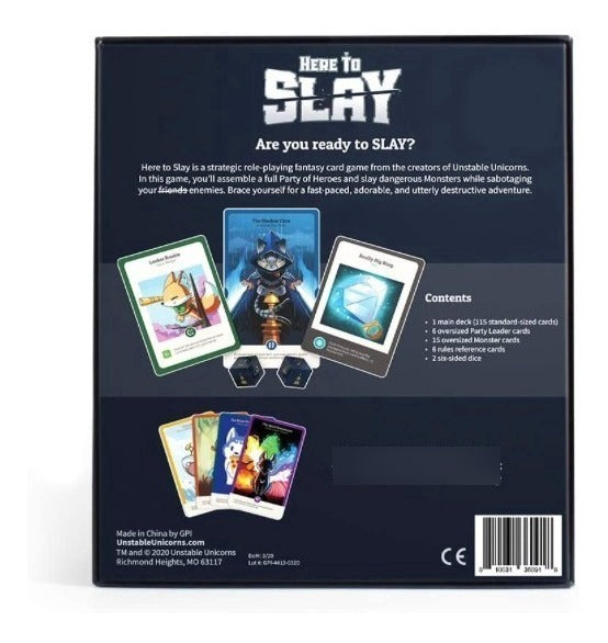 Here To Slay De Teeturtle Los Creadores De Unstable Unicorn