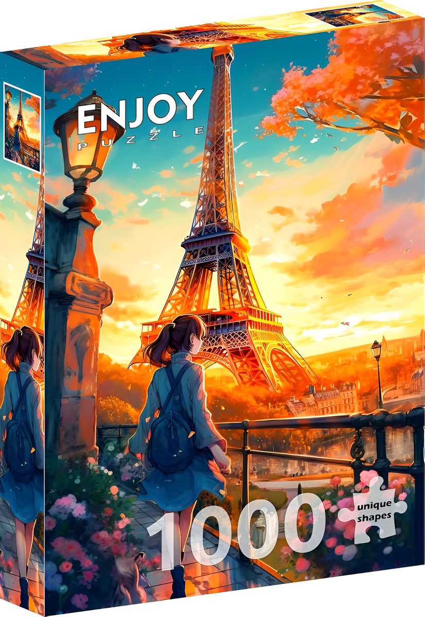 Rompecabezas París Al Atardecer 1000 Piezas Enjoy Puzzle
