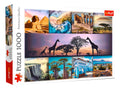 Trefl Rompecabezas De 1000 Piezas Collage Lugares De África