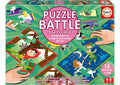 Rompecabezas Y Juego Batalla De Cuentos 9x16 Pzs Educa