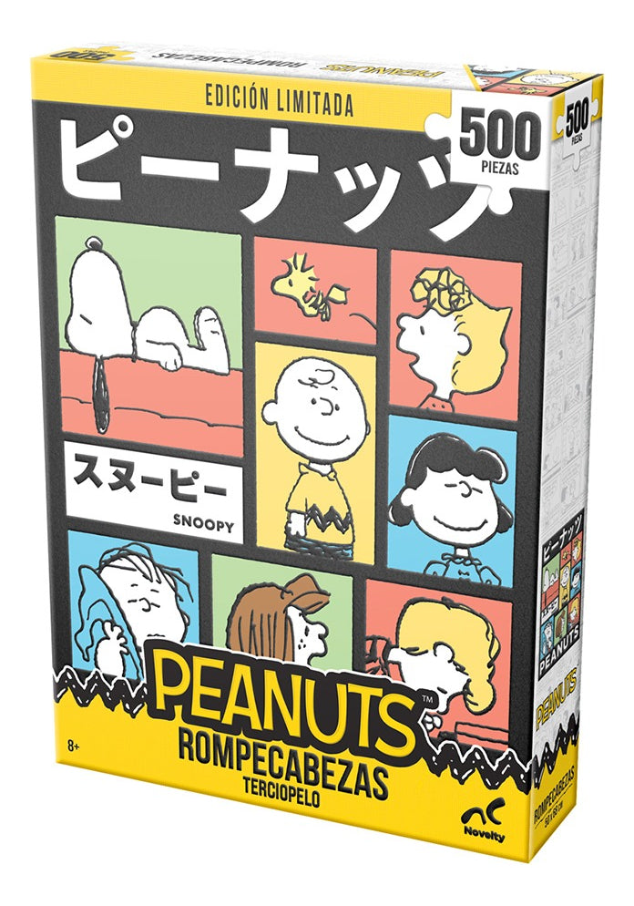Rompecabezas Peanuts Snoopy Aterciopelado 500 Piezas