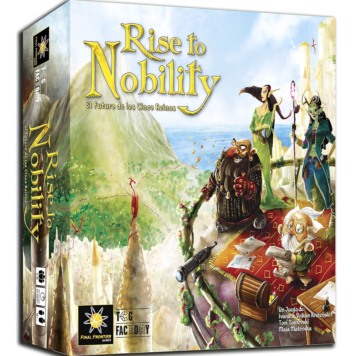 Rise To Nobility Juego De Mesa Tcg Factory Edición Español 1-6 Jugadores
