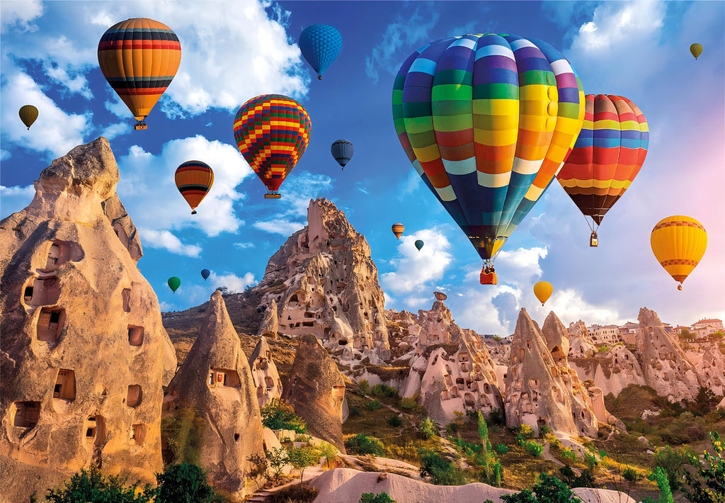 Rompecabezas De 1000 Piezas Paisaje De Globos Aerostáticos