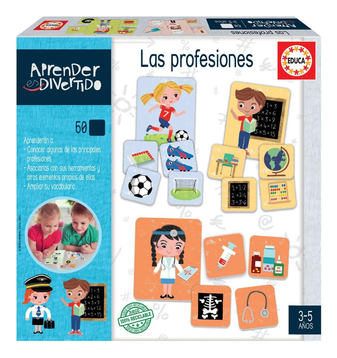 Juego Aprender Es Divertido Las Profesiones Educa 19096