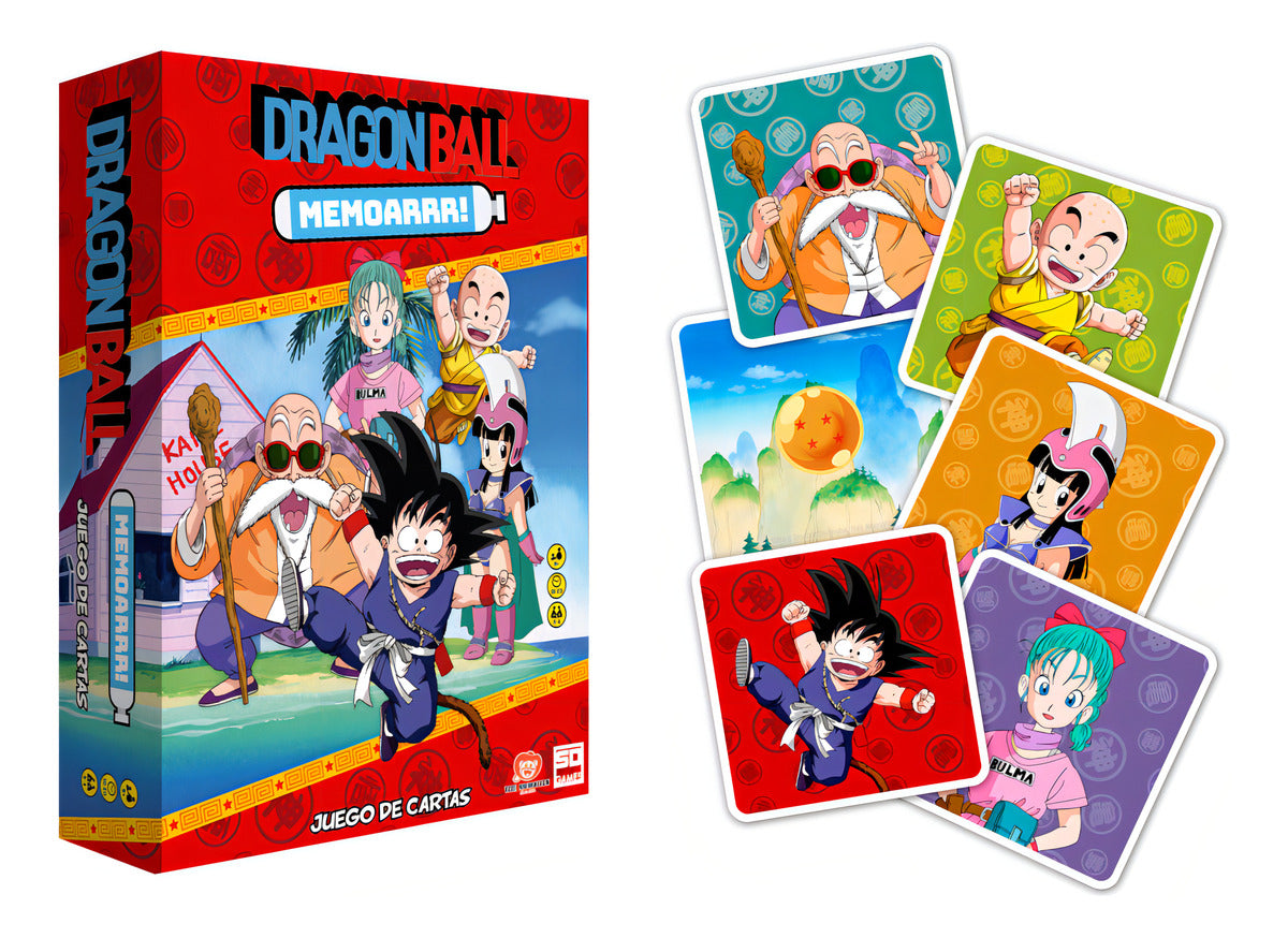 Juego De Memoria Dragon Ball Memoarrr! En Español Sd Games 2-4 Jugadores