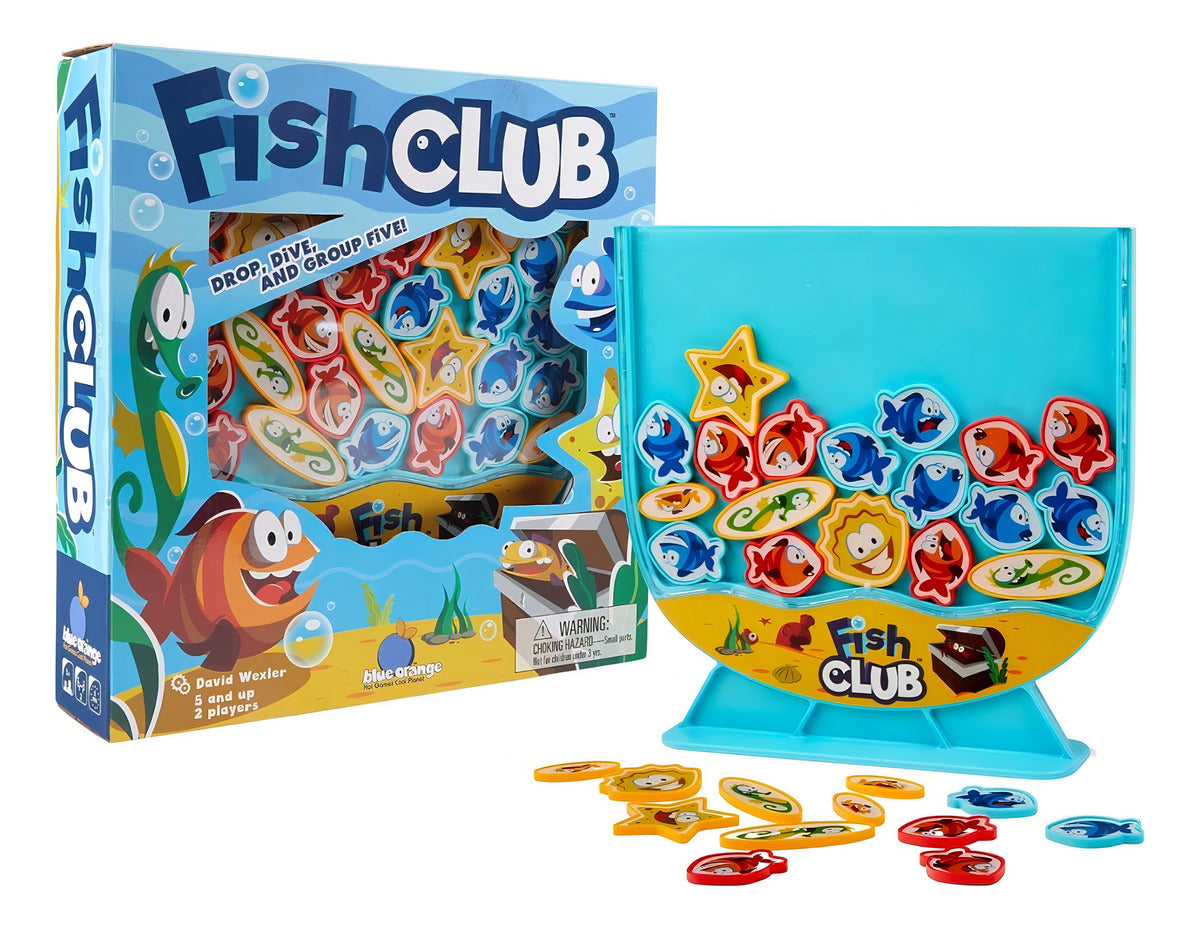 Juego De Mesa Fish Club Conecta Peces Reto Familiar Colorido