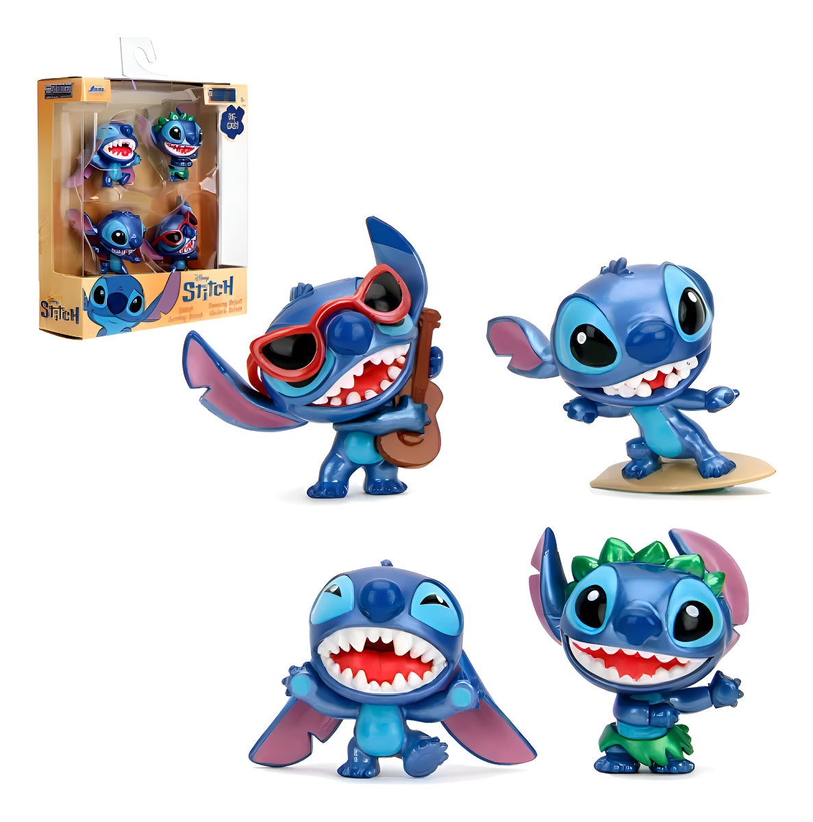 Figuras De Lilo & Stitch Stitch Metalfigs 2 1/2 Pulgadas